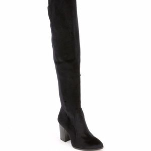 Gianni Bini Esmeldaa Velvet Over Knee Boots Sz 9.5